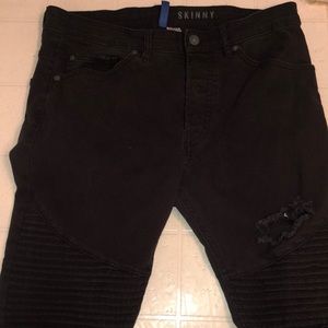 Biker Skinny Jeans